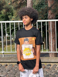 T-shirt DASOST - Regular Fit - Cartoon Noir